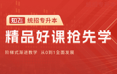 知飞教育专升本培训机构